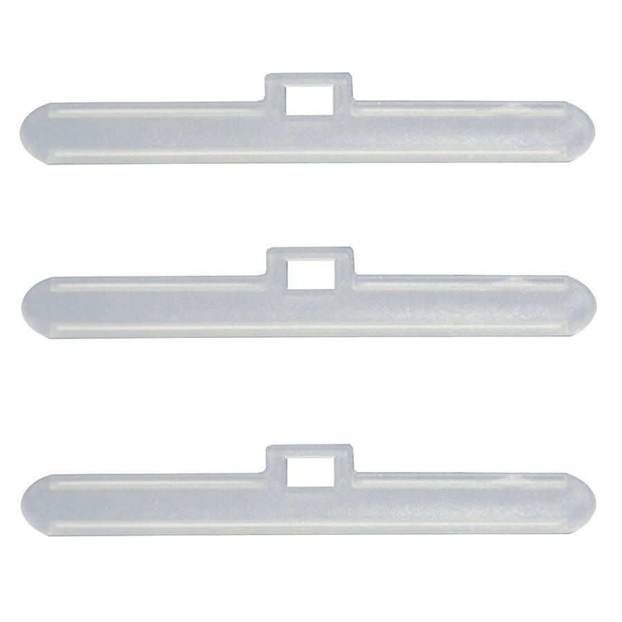 Soporte superior para lamas de 89 mm de persianas verticales, 100 unidades