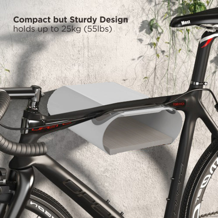 Soporte de pared para bicicletas Maclean, 25 kg máx., MC-466, 2 unidades