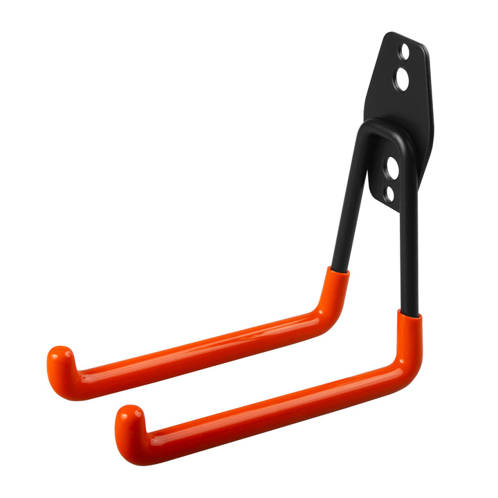 Soporte / colgador de pared para garaje Maclean, para neumáticos, herramientas de jardinería, escaleras, mangueras, bicicletas, carga máxima de 50 kg, MC-443, 3 unidades