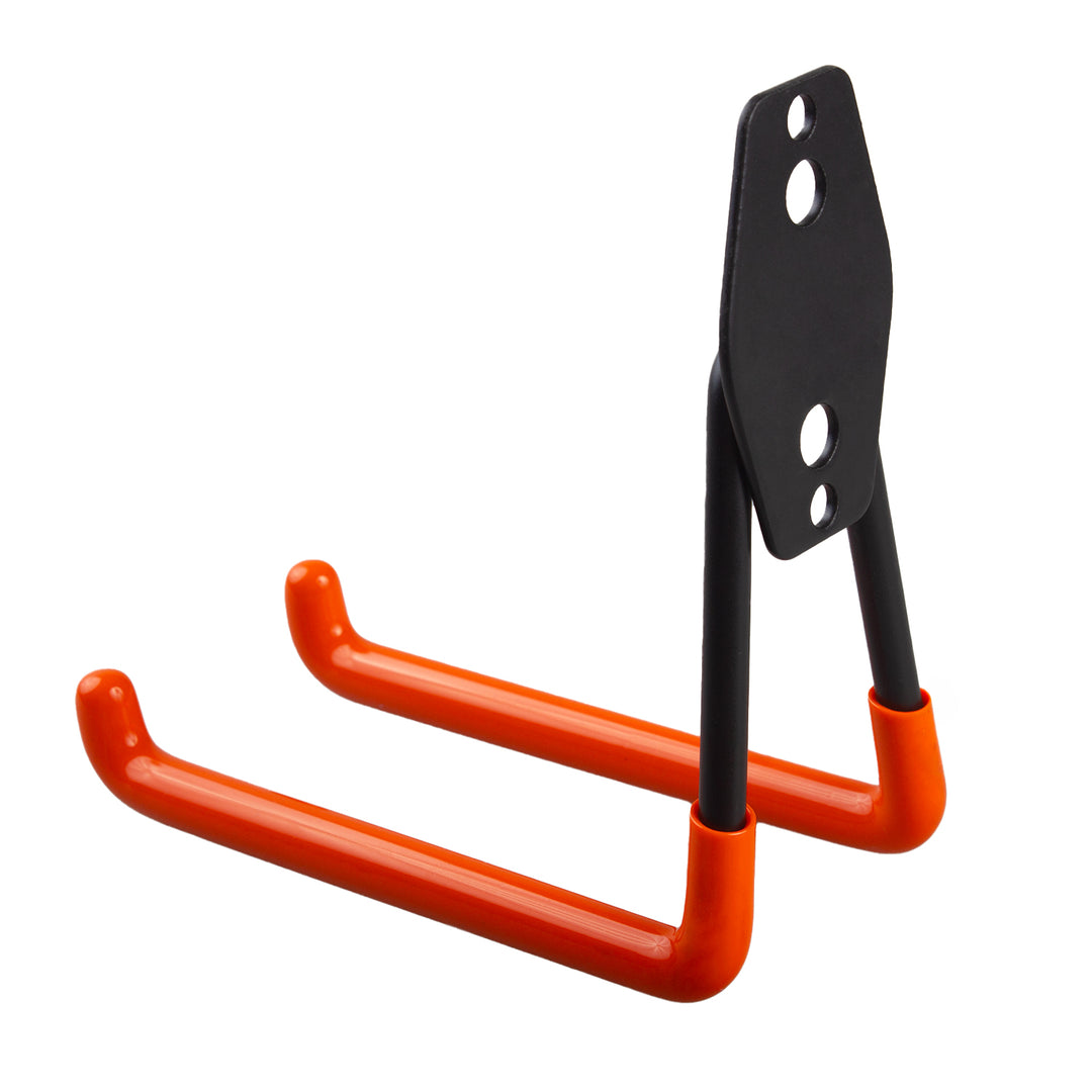 Soporte / colgador de pared para garaje Maclean, para neumáticos, herramientas de jardinería, escaleras, mangueras, bicicletas, carga máxima de 50 kg, MC-443, 4 unidades