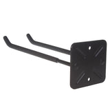Juego de 4 soportes de pared Maclean, para herramientas, ruedas, escaleras, bicicletas, de acero, carga máxima de 70 kg, MC-436