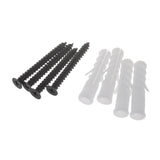 Juego de 4 soportes de pared Maclean, para herramientas, ruedas, escaleras, bicicletas, de acero, carga máxima de 70 kg, MC-436