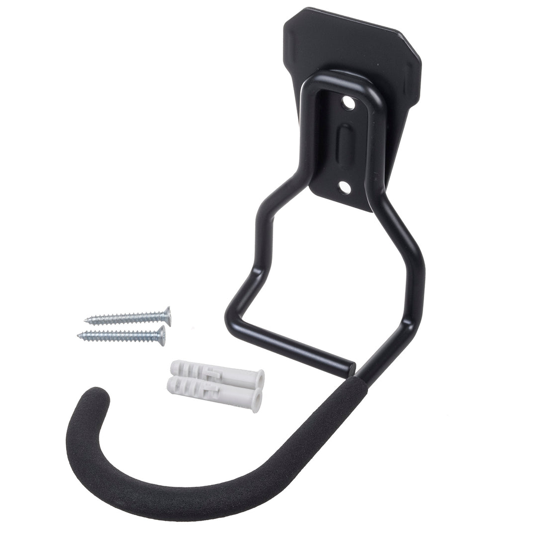 Soporte de pared para bicicletas Maclean, vertical, acero, carga máxima de 20 kg, MC-433, 4 unidades