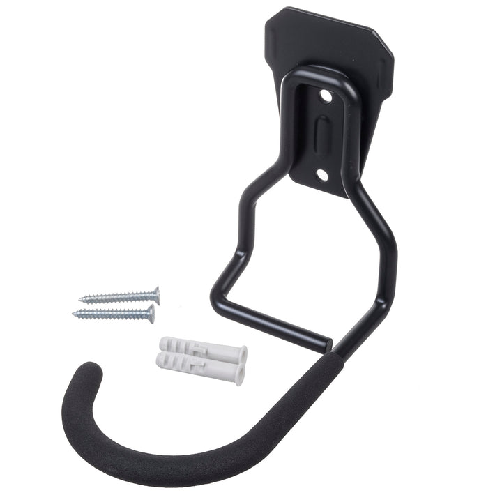 Soporte de pared para bicicletas Maclean, vertical, acero, carga máxima de 20 kg, MC-433, 4 unidades