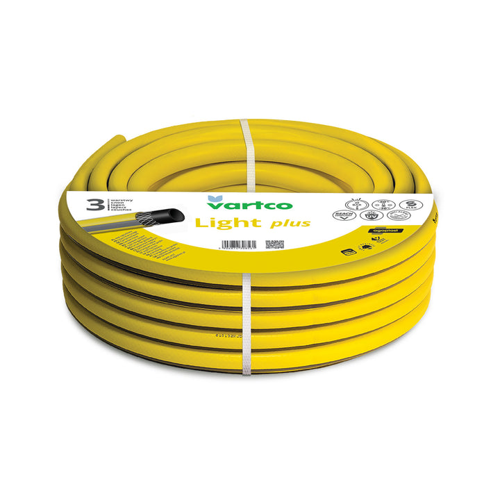 Manguera de jardín Vartco, de 3 capas, flexible, diámetro de 1", longitud de 20 m, Light Plus
