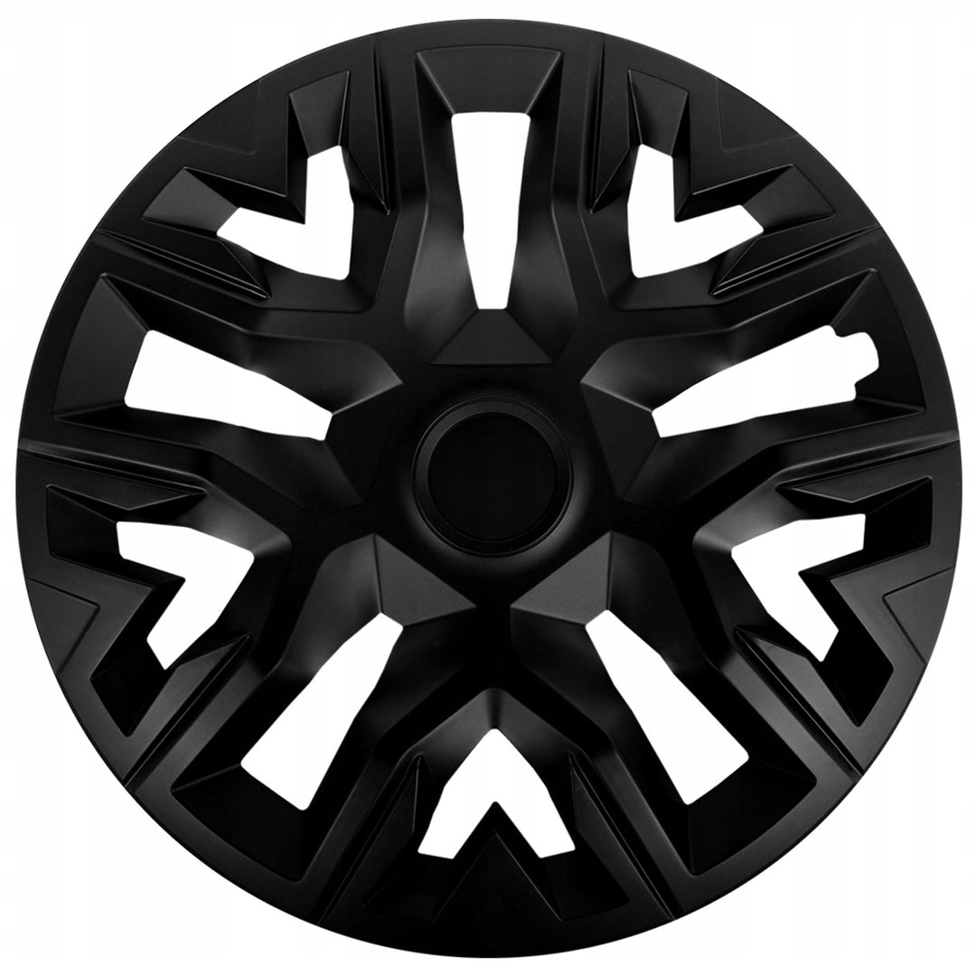 Tapas universales para llantas de 15'' NRM The Best, negras, juego de 4 unidades