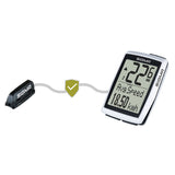 Cuentakilómetros para bicicleta Sigma BC 12.0 WL, resistente al agua y a la intemperie, pantalla grande y legible, 12 funciones