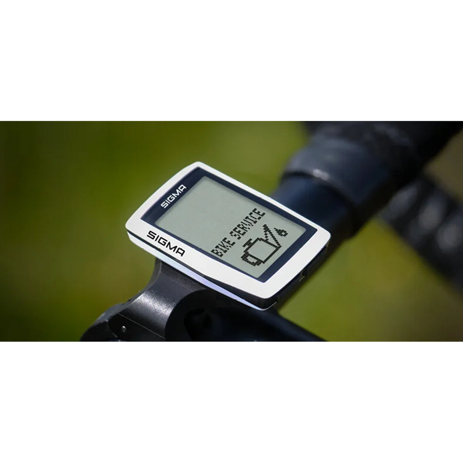 Cuentakilómetros para bicicleta Sigma BC 12.0 WL, resistente al agua y a la intemperie, pantalla grande y legible, 12 funciones