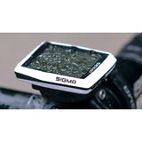 Cuentakilómetros para bicicleta Sigma BC 12.0 WL, resistente al agua y a la intemperie, pantalla grande y legible, 12 funciones