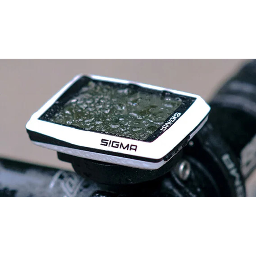 Cuentakilómetros para bicicleta Sigma BC 12.0 WL, resistente al agua y a la intemperie, pantalla grande y legible, 12 funciones