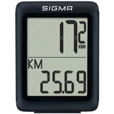 Cuentakilómetros para bicicleta Sigma BC 5.0 WR, resistente al agua y a la intemperie, pantalla grande y legible, 5 funciones básicas
