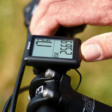 Cuentakilómetros para bicicleta Sigma BC 5.0 WR, resistente al agua y a la intemperie, pantalla grande y legible, 5 funciones básicas