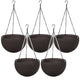 Maceta colgante Keter Sphere Planter, color marrón, 5 unidades