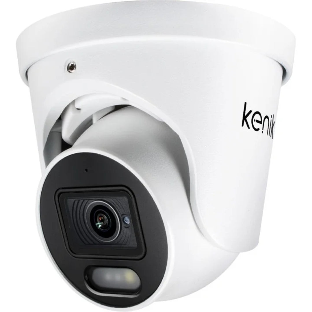 Cámara IP Kenik, resolución de 5 MP a 20 fps, análisis inteligente de imágenes, proyector Smart IR, micrófono integrado, carcasa domo, KG-530DPA-L-G