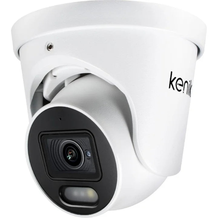 Cámara IP Kenik, resolución de 5 MP a 20 fps, análisis inteligente de imágenes, proyector Smart IR, micrófono integrado, carcasa domo, KG-530DPA-L-G