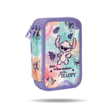 Set escolar Stitch Coolpack, mochila Jerry de dos compartimentos (15"), estuche Jumper 3 y bolsa deportiva para zapatillas