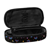 Set escolar Stitch Paso, mochila con tres compartimentos, compartimento para el portátil y base reforzada, estuche con gomas elásticas para el material escolar, bolsa para zapatos que se puede llevar a la espalda, DS26MM