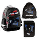 Set escolar Captain America Paso, mochila con dos compartimentos, elementos reflectantes y espalda reforzada, estuche sin material y con asas para los utensilios, bolsa para zapatos que se puede llevar a la espalda, AV26KK
