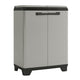 Armario para la clasificación de residuos Keter Planet, capacidad de 2 x 110 l, color gris, 68 x 39 x 92 cm, 246640
