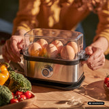 Cocedor de huevos automático GreenBlue, potencia de 200 W, capacidad para hasta 6 huevos, medidor, 220-240 V~, 50/60 Hz, GB359