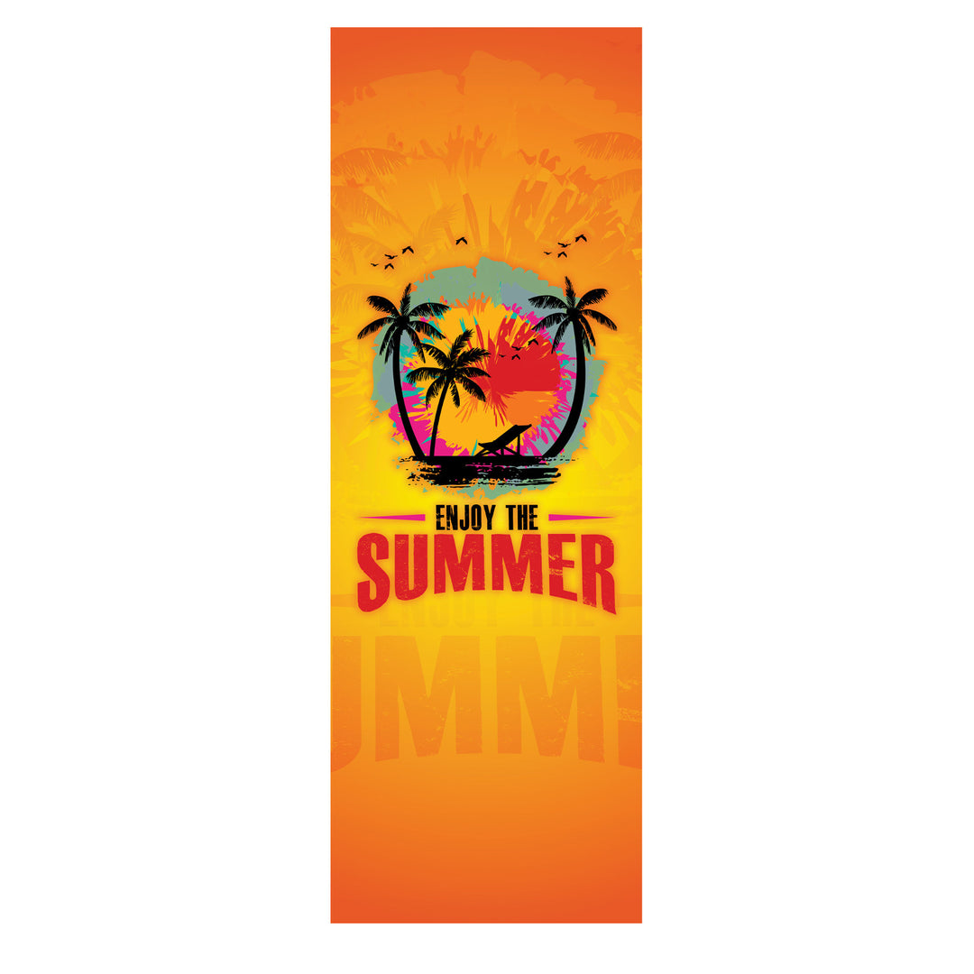 Tumbona clásica de haya GreenBlue GB183 con el estampado «Enjoy The Summer»