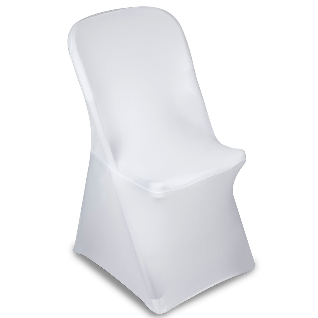 Funda para silla de catering blanca GreenBlue, 88 x 50 x 45 cm, spandex, GB374, 2 unidades