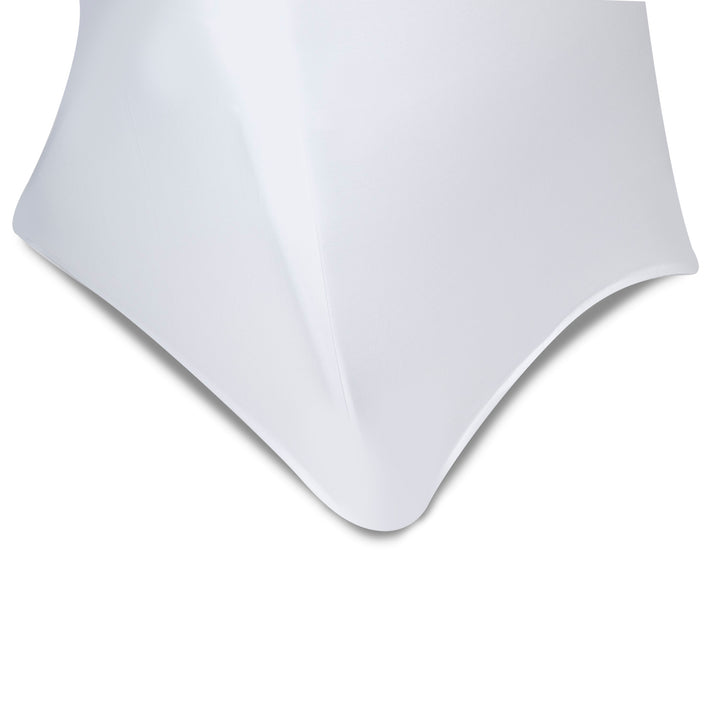 Funda para silla de catering blanca GreenBlue, 88 x 50 x 45 cm, spandex, GB374, 2 unidades