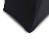 Funda para silla de catering negra GreenBlue, 88 x 50 x 45 cm, spandex, GB373, 4 unidades