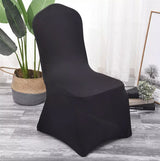 Funda para silla de catering negra GreenBlue, 88 x 50 x 45 cm, spandex, GB373, 4 unidades