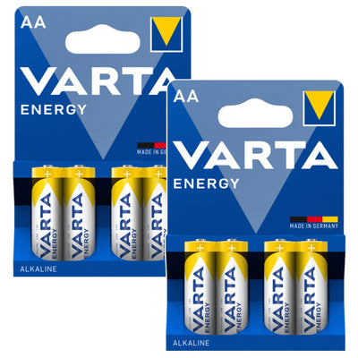 8 pilas R-06 LR06 AA de 1,5 V alcalinas Varta Energy
