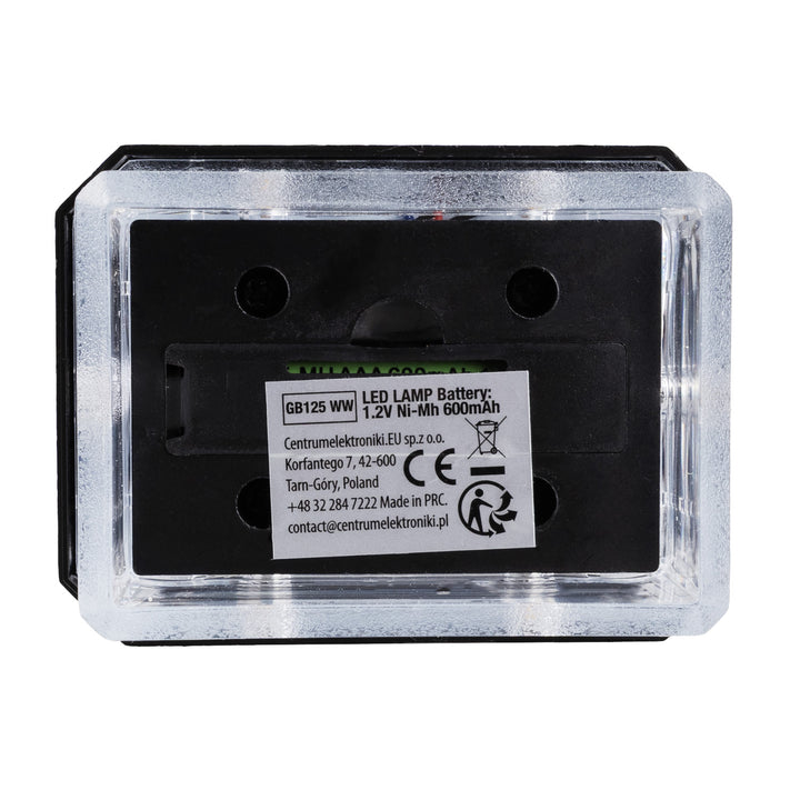 Lámpara LED solar para poste GreenBlue, 60 x 40 mm, cubierta en forma de sobre, 3200 K, GB125 WW, 2 unidades