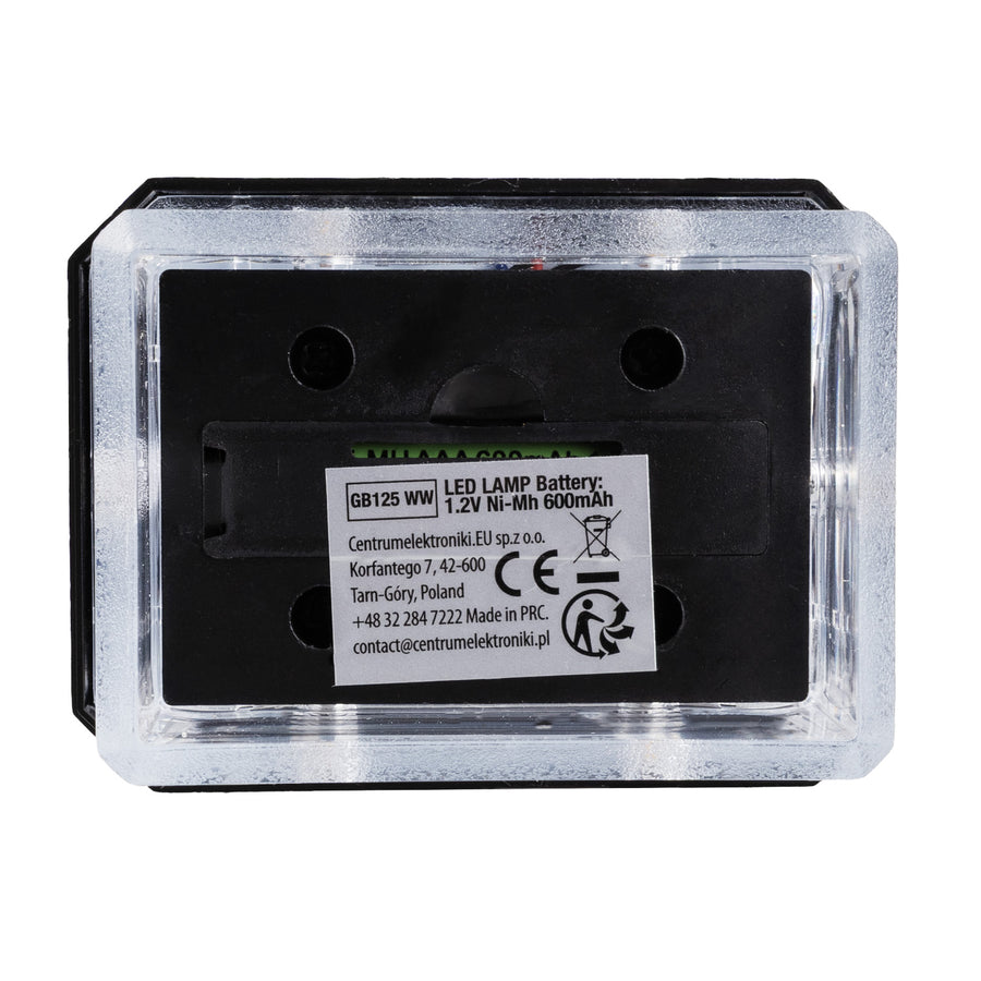 Lámpara LED solar para poste GreenBlue, 60 x 40 mm, cubierta en forma de sobre, 3200 K, GB125 WW, 2 unidades