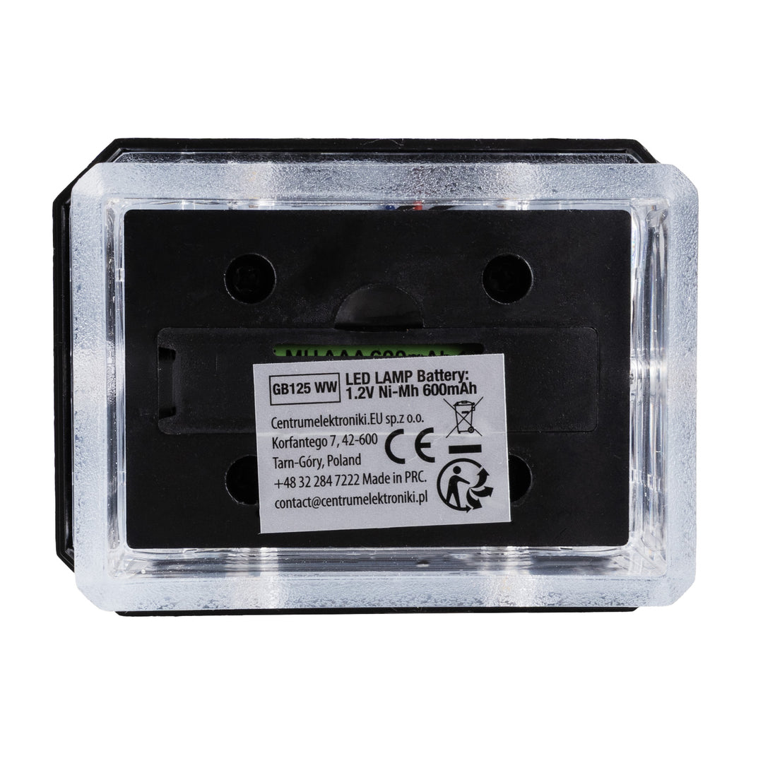 Lámpara LED solar para poste GreenBlue, 60 x 40 mm, cubierta en forma de sobre, 3200 K, GB125 WW, 4 unidades