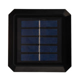 Lámpara LED solar para poste GreenBlue, 100 x 100 mm, cubierta en forma de sobre, 3200 K, GB128 WW, 2 unidades