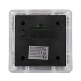 Lámpara LED solar para poste GreenBlue, 100 x 100 mm, cubierta en forma de sobre, 3200 K, GB128 WW, 2 unidades