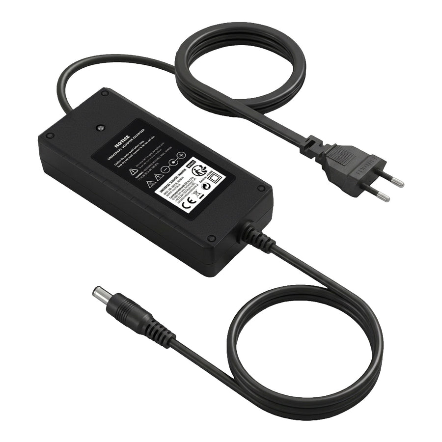 Cargador universal / Fuente de alimentación Maclean Energy, para patinetes, 54,6 V CC, 2 A, máx. 110 W, carga rápida, 6 enchufes, MCE665