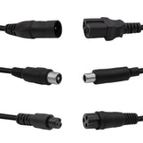 Cargador universal / Fuente de alimentación Maclean Energy, para patinetes, 54,6 V CC, 2 A, máx. 110 W, carga rápida, 6 enchufes, MCE665