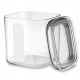 Recipientes de cocina Practic, para productos a granel, capacidad de 0,6 l, 0,9 l y 1,5 l, con tapas con junta de estanqueidad,