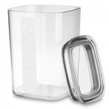 Recipientes de cocina Practic, para productos a granel, capacidad de 0,6 l, 0,9 l y 1,5 l, con tapas con junta de estanqueidad,