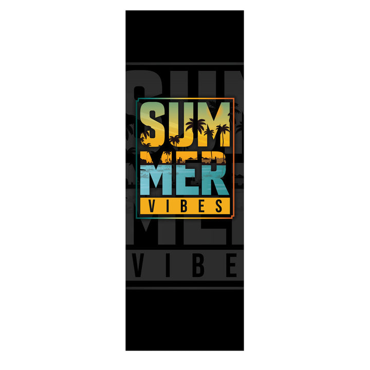 Tumbona clásica de haya GreenBlue GB183 con estampado «Summer Vibes», 2 unidades