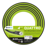 Carro para manguera Cellfast Aluplus de 1/2" y 60 m + manguera de jardín Cellfast Quattro de 1/2" y 50 m + juego con aspersor recto Cellfast Basic de 1/2"