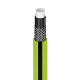 Manguera de jardín Cellfast Quattro de 1/2" y 25 m + soporte para manguera Cellfast gris + juego con aspersor recto Cellfast Basic de 1/2"