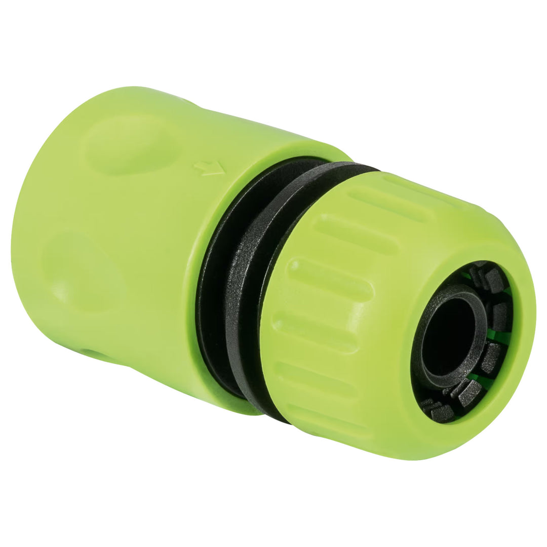 Manguera de jardín Cellfast Economic de 1/2" y 20 m + aspersor recto + racor con rosca interior de 3/4" + racor rápido de paso y cierre de 1/2"
