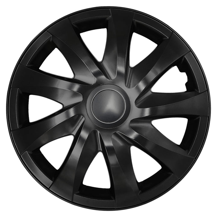 Tapacubos universales de 16'' NRM DRACO negro mate, 4 unidades