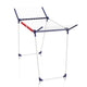 Tendedero Pegasus 180 Solid de Leifheit, longitud de las cuerdas: 18 m, patas paralelas estables, resistente a la intemperie, 2 soportes para la ropa, 81514