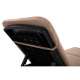 Cojín para tumbona Jaipur, color beige, tejido S-550 melange, tamaño 190 x 60 cm, dos sistemas de fijación, impermeable, lavable en su totalidad, melange S-21, 2 unidades