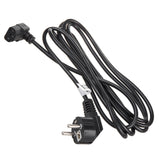 Cable de alimentación Maclean, acodado, 3 clavijas, enchufe UE, 3 m, MCTV-854, 3 unidades