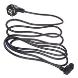 Cable de alimentación Maclean, acodado, 3 clavijas, enchufe UE, 1,5 m, MCTV-851, 3 unidades