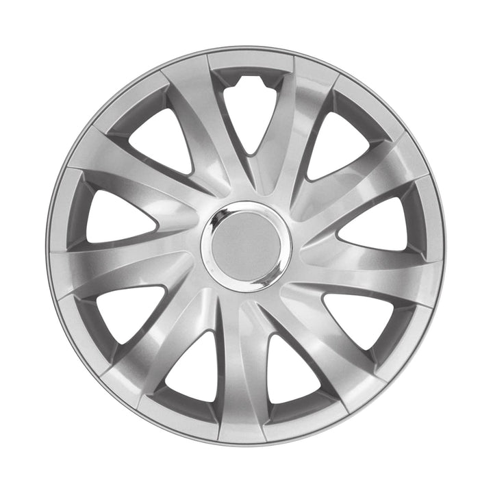 Tapa de rueda universal de 13'' NRM Drift, color plateado, 1 unidad