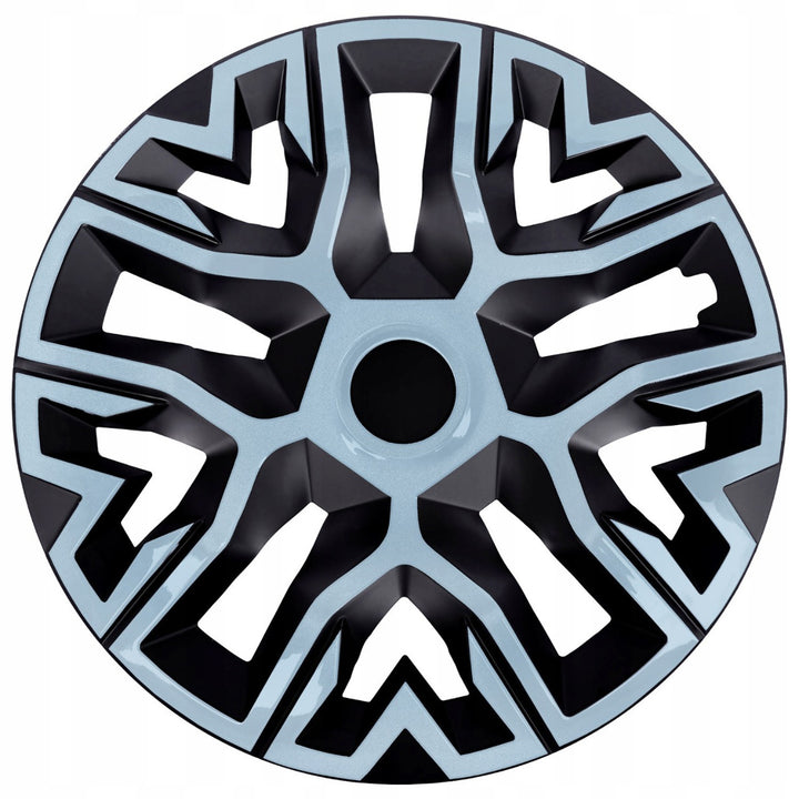 Tapa de rueda universal de 14'' NRM The Best bicolor azul/negro, 1 unidad